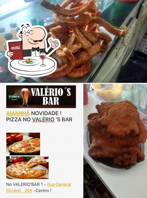 Comida em Valerio's Bar