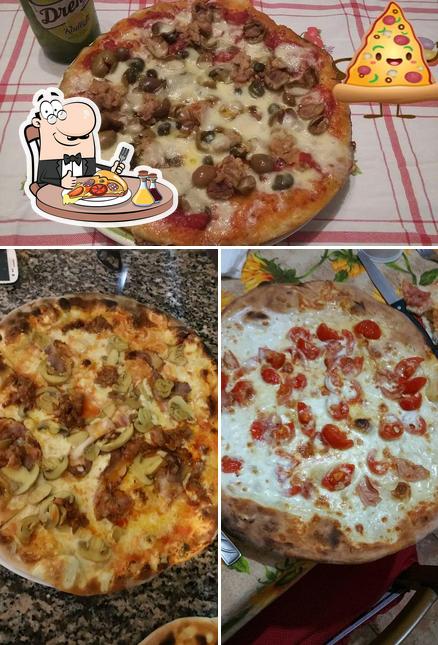 Prenez des pizzas à Ristorante/pizzeria "La baita sulla roccia" Canolo