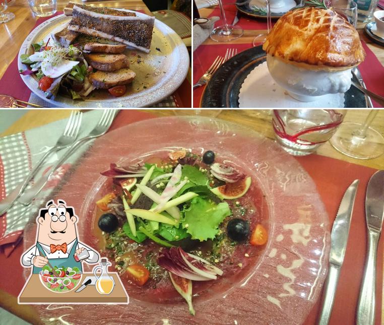 Insalata greca al Auberge de la Cergniaulaz