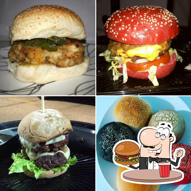 Hambúrguer em Garage Burgers e Dogs