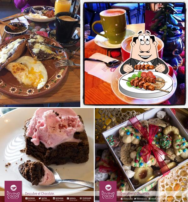 Food at Divina Cocoa