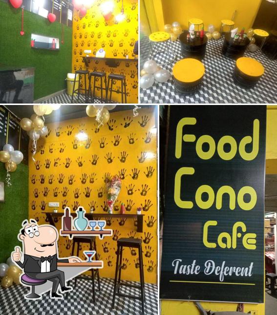 The interior of foodcono cafe