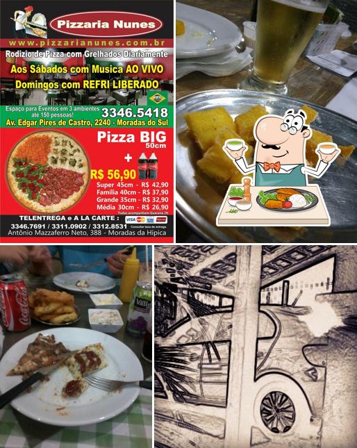 Comida em Pizzaria Nunes