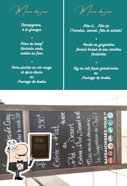 Découvrez le menu du jour sur le tableau