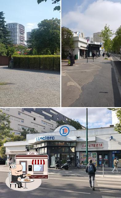 L'extérieur de E.Leclerc COLOMBES