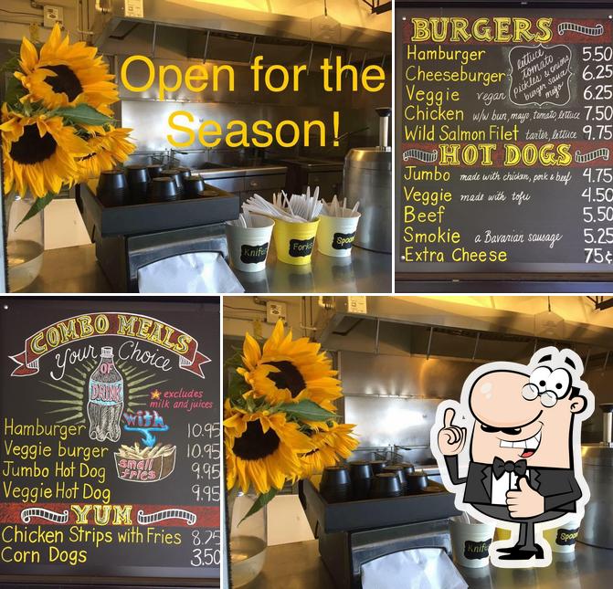Jericho Beach Concession in Vancouver Restaurant menu and reviews