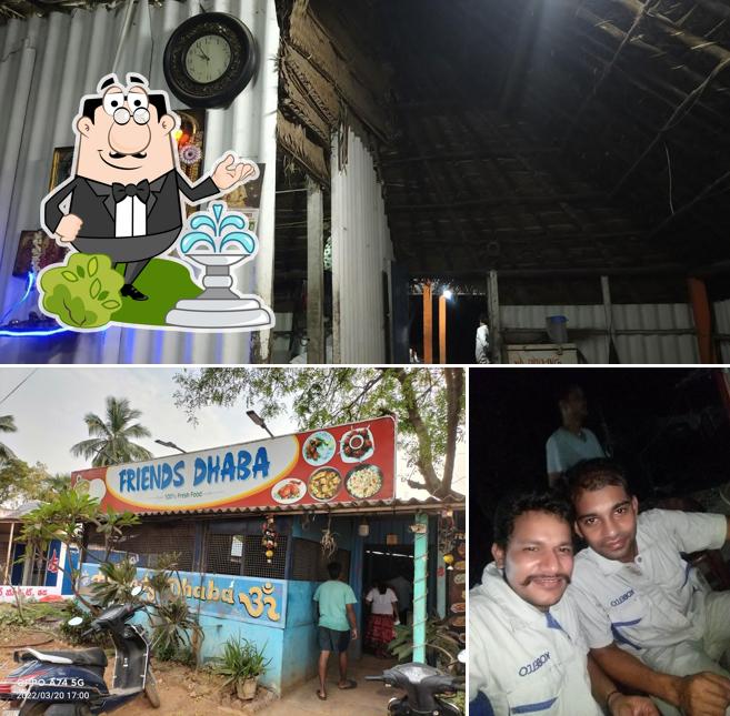 The exterior of Friends Dhaba