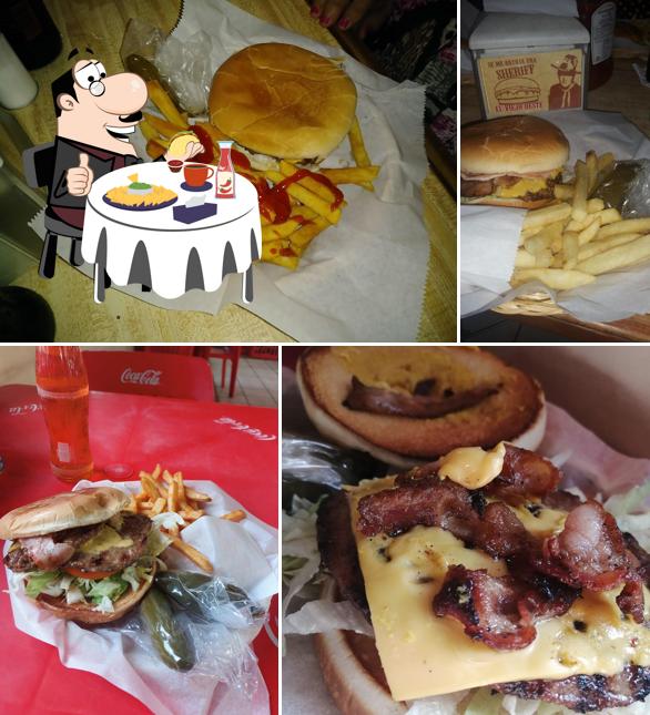 Get a burger at Hamburguesas El Viejo Oeste