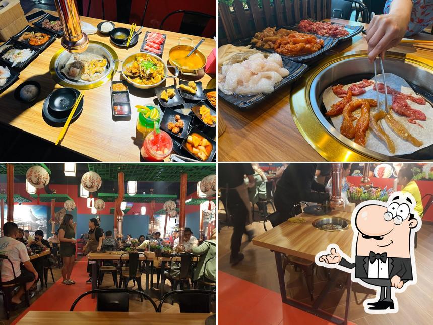 El interior de Mukbang Shows Restaurant Korean BBQ and Seafood - Deira Branch