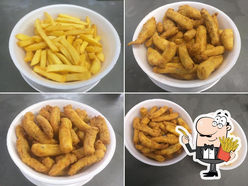 Prove cbatatas fritas francesas no Lanchonete Leve Lanches- Poços De Caldas