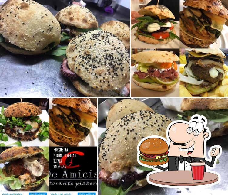 Prova un hamburger a Ristorante De Amicis