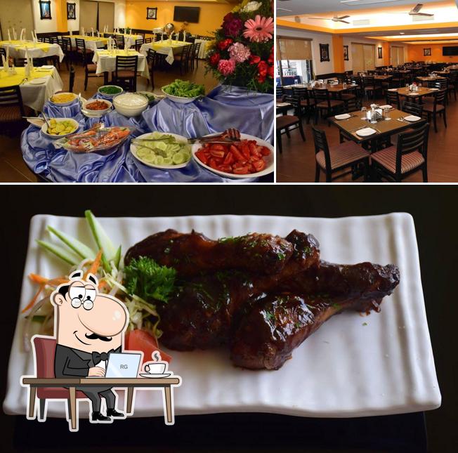 FLAME Poolside Grill is distinguished by interior and seafood