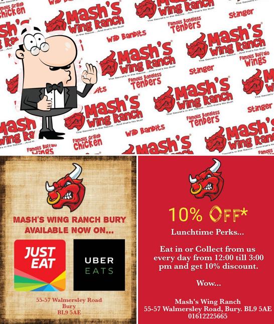 Mash’s Wing Ranch Bury in Bury Restaurant menu and reviews
