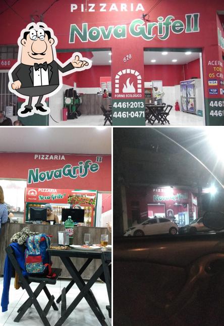 O interior do Pizzaria Nova Grife II