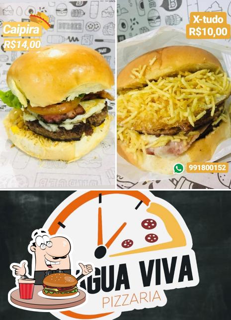Peça um hambúrguer no Pizzaria Água viva_planaltina df
