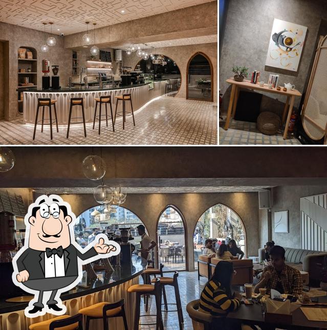 The interior of Cafe De Meet