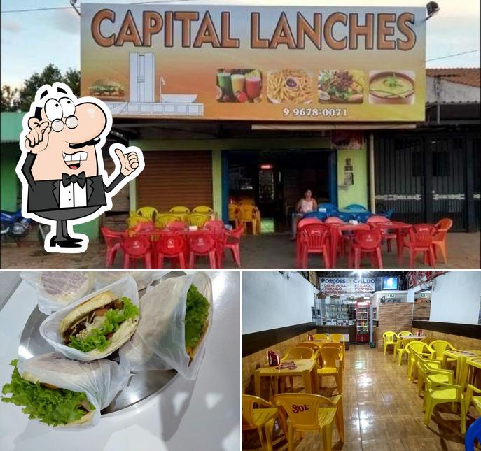 O Capital Lanches se destaca pelo interior e cidadãos