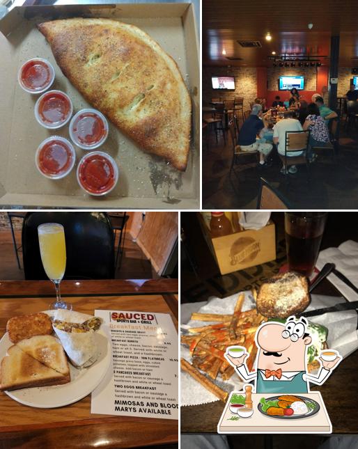 Sauced Sports Bar, 1250 Seminole Blvd in Largo Restaurant menu and