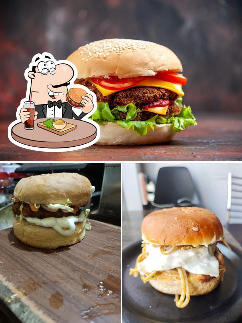 Get a burger at Foodie Friends Cafe