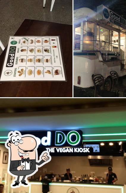 The interior of GoodDO - The Vegan Kiosk