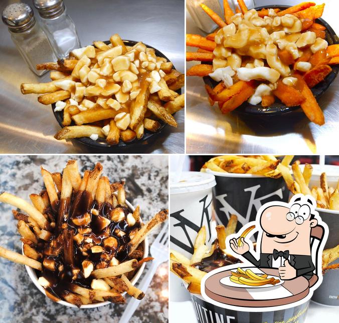 Dégustez des pommes frites à Poutine Plus