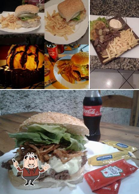 Comida em Top Burger Garage