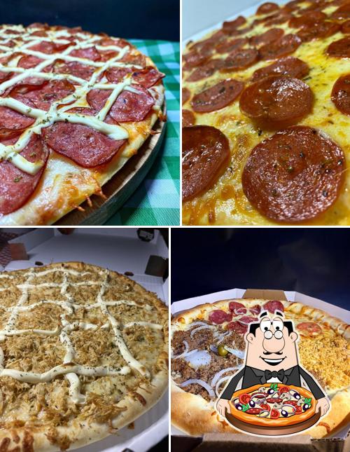 No Pizzaria Dois Irmãos - Pizzaria e delivery, você pode degustar pizza