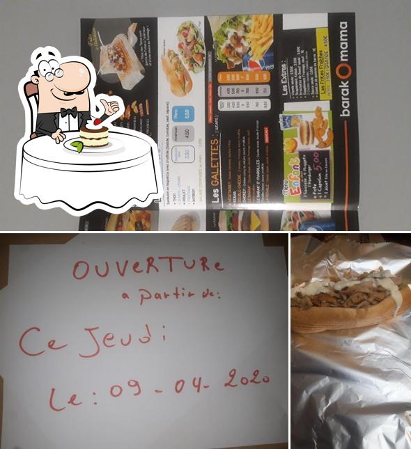 BARAK O MAMA propose un nombre de plats sucrés