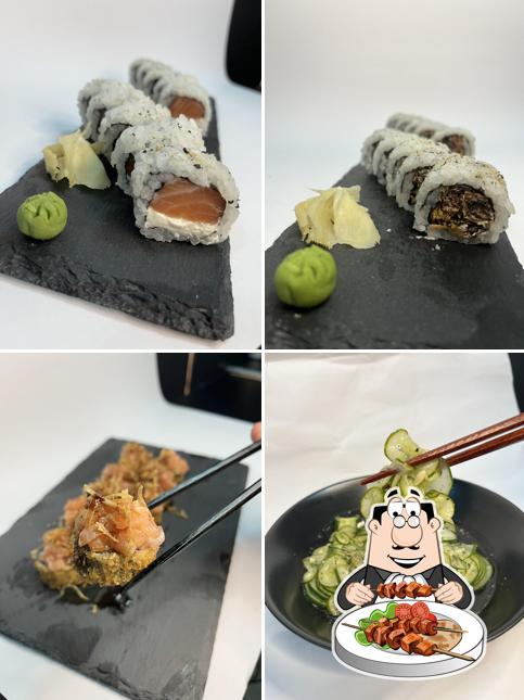 Comida em Kubi Sushi