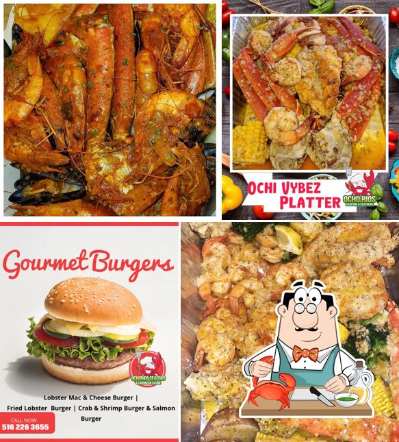 Ocho Rios Seafood & Caribbean Cuisine in Hempstead Restaurant menu
