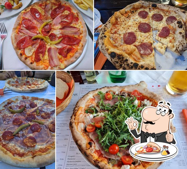 Scegli tra le svariate varianti di pizza
