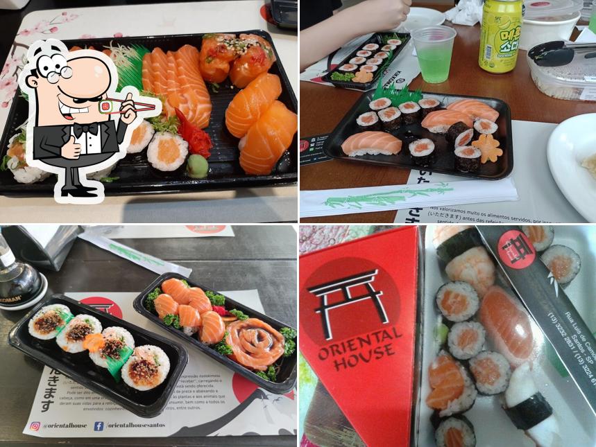 Peça diversas opções de sushi