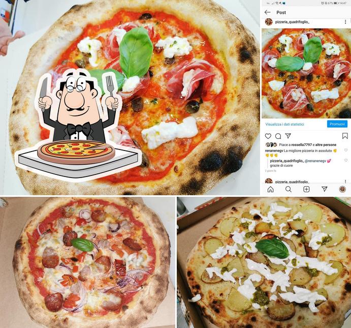 Ordina una pizza a Pizzeria bruschetteria Quadrifoglio