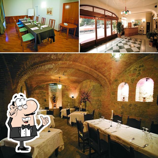 Gli interni di Alla Rocca Ristorante