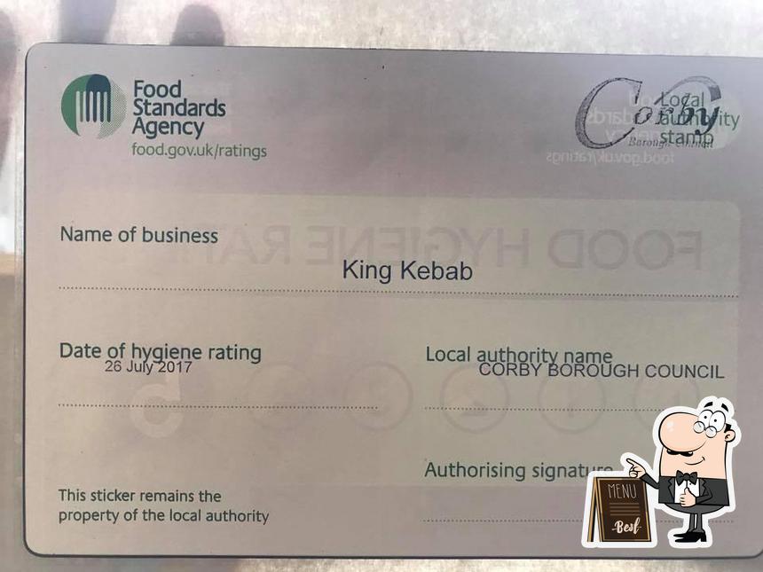 King Kebab House, Corby - Restaurant menu, prices and reviews