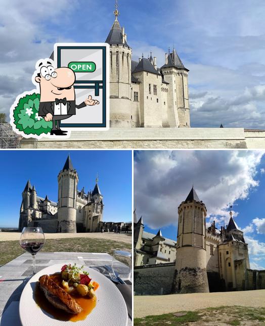 Jetez un coup d’œil à quoi ressemble L'Orangeraie Saumur le Bistrot du château à l'extérieur