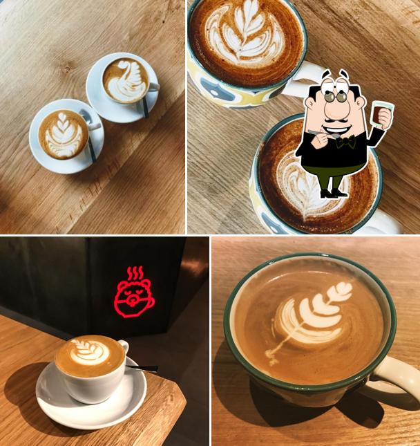 Coffee Shop Sleepy Bear