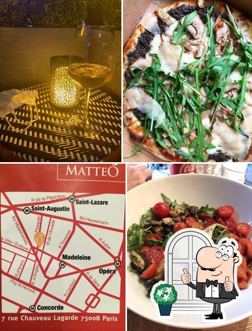 L'extérieur de Matteo Pizza Paris 8 Madeleine