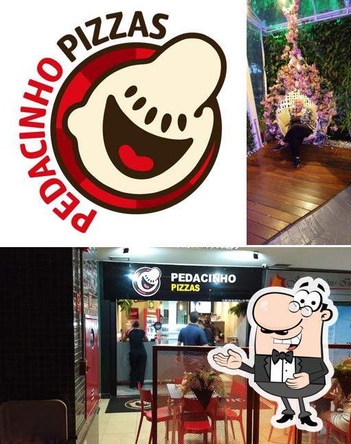 Look at the picture of Pedaçinho Pizza