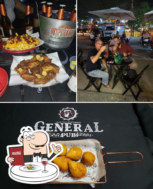Comida em General Pub Bar e Restaurante