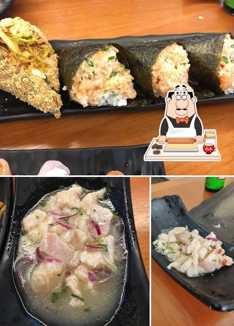 katana sushi bar serve uma gama de sobremesas