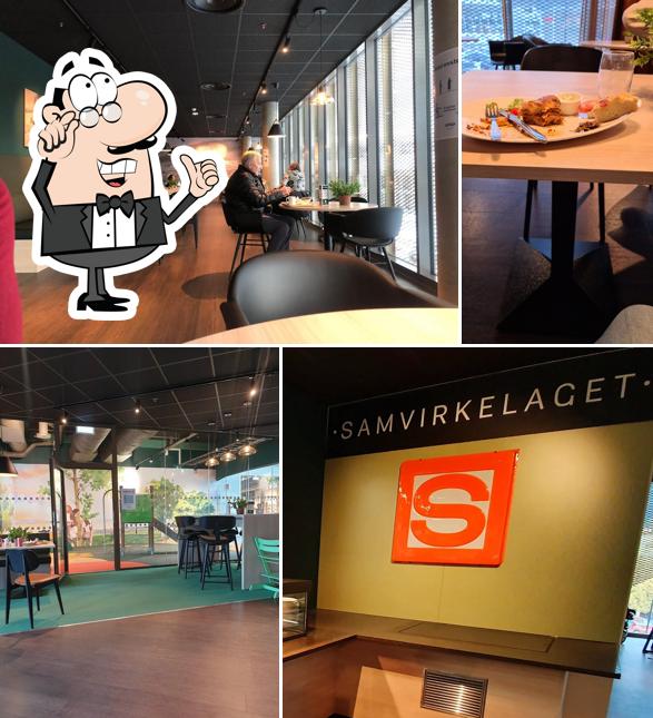 The interior of Samvirkelaget Café