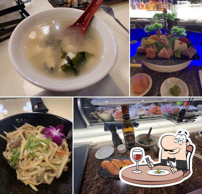 Food at Ichiban Japanese Steakhouse & Sushi Bar