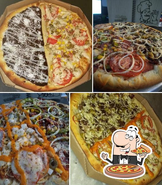 Experimente diferentes variedades de pizza