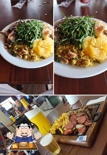 Comida em Frank´s Beer