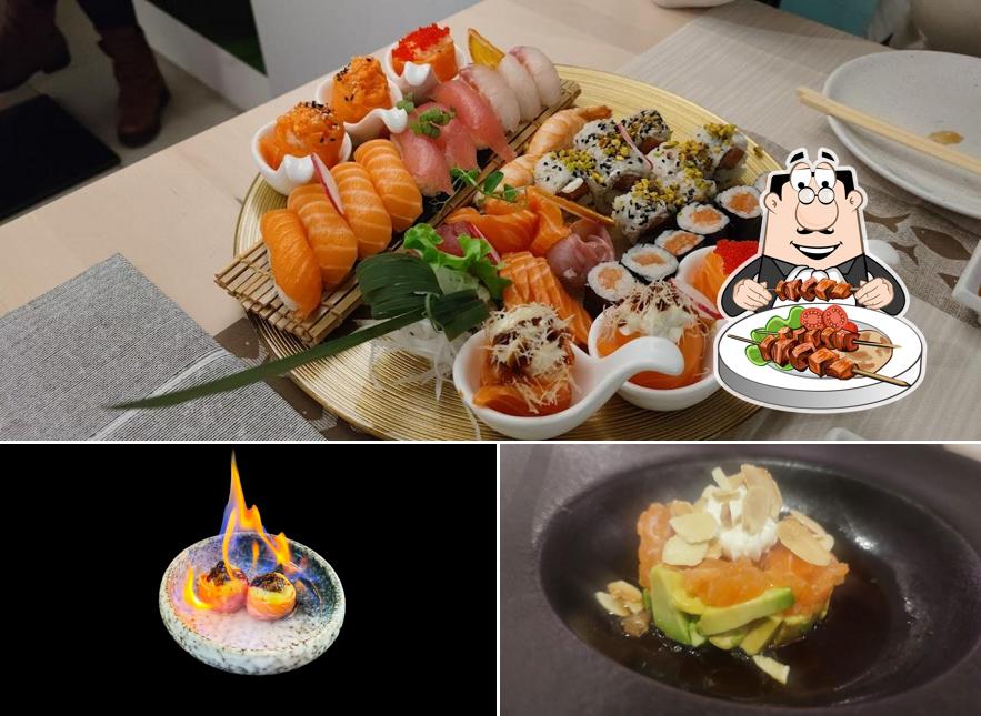 Food at Light Sushi Restaurant