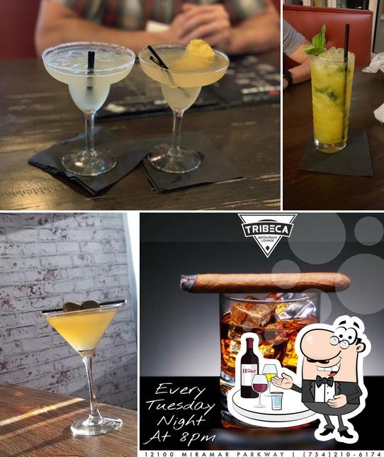 Tribeca Restaurant And Lounge serves alcohol
