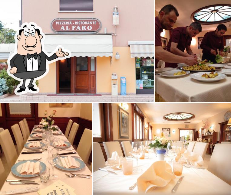 Die Inneneinrichtung von Ristorante al Faro