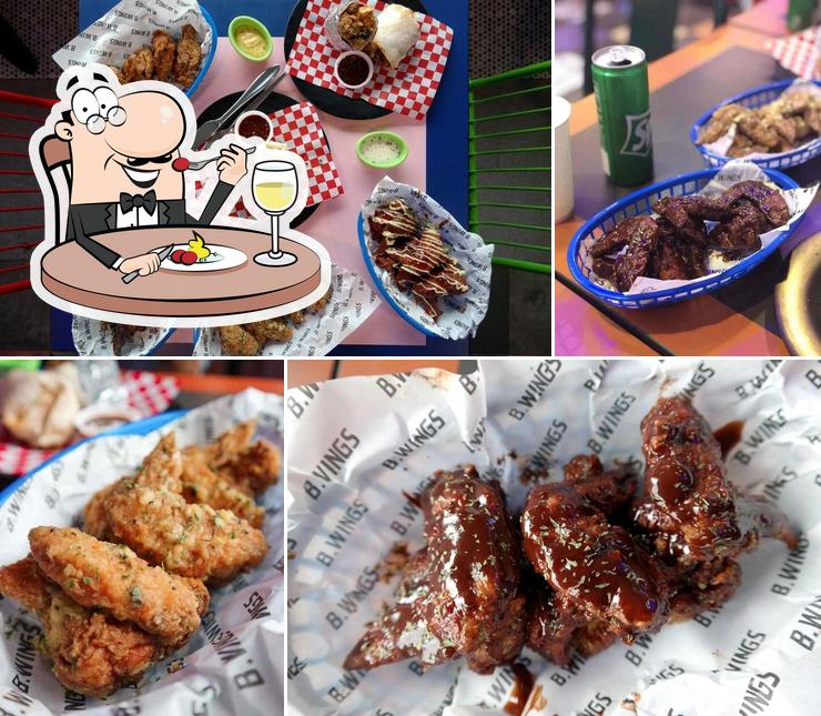 B.Wings, Quezon City, Malingap Central Food Hall Restaurant menu and