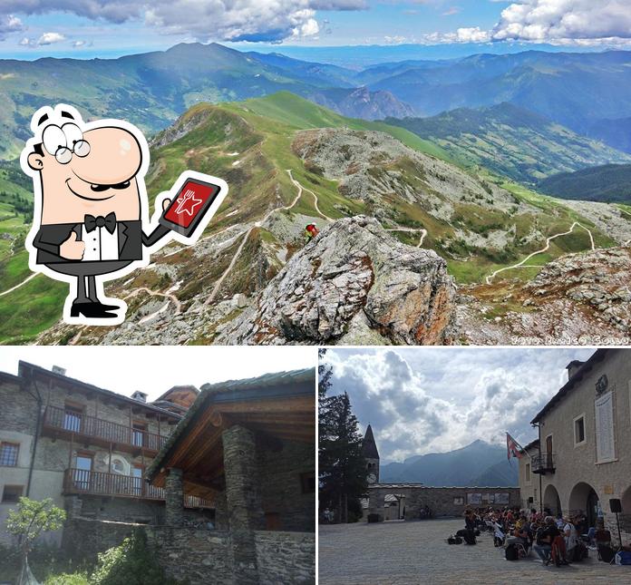 Goditi la vista dagli esterni di La Locanda di Elva